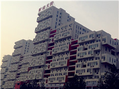 [鄭州真石漆]富士康冠達花園個性設(shè)計，只用超前單彩真石漆